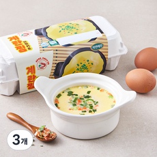 자연애찬 무항생제 인증 계란찜 간편키트 10구, 556g, 3개