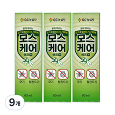 모스케어 에프 액 스프레이, 60ml, 9개