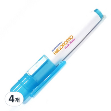 HAGOROMO 粉筆磁鐵夾, 藍色蓋, 4個