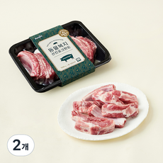 선진포크한돈 동물복지 등갈비 찜용/구이용 (냉장), 500g, 2개