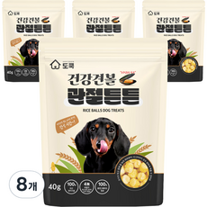 도쿡 강아지 건강견볼 관절튼튼 40g, 초록입홍합, 8개