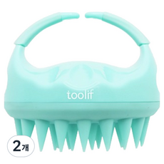 Toolif 清爽洗髮刷, 薄荷, 2個