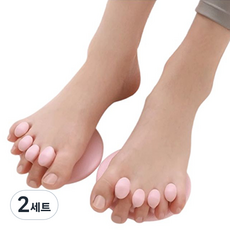 拱形分趾套 粉色 雙腳組, 2套