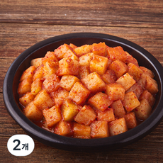 모산김치 갓담근 깍두기, 3kg, 2개