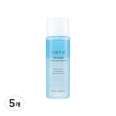 티르티르 더 마일디스트 립 앤 아이 리무버, 100ml, 5개