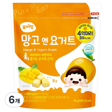 퓨어잇 망고엔요거트, 16g, 6개