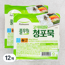 풀무원 고식이섬유 청포묵, 300g, 1개입, 12개
