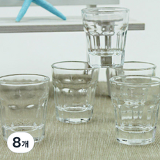 팔각 소주잔 45ml, 8개
