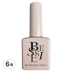 BESSIE 핑카부 시럽 글리터 젤네일, 6개, 11ml, GL80 슈가핑크