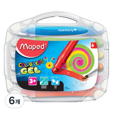마패드 컬러펩스 젤크레용 836306, 6색, 6개