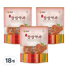 호정가 봉지 찹쌀약과 10p, 350g, 18개