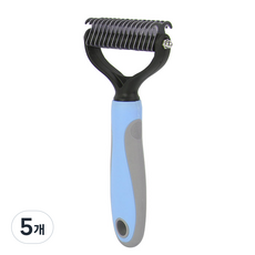 제이앤씨 반려동물 모찌빗 대, 블루, 5개