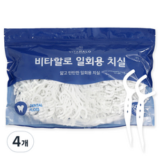 비타할로 일회용 치실, 600개입, 4개