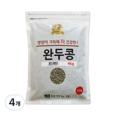 대한농산 완두콩, 4kg, 4개