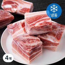 왕고기 오스트리아산 돈삼겹 보쌈용 (냉동), 3kg, 4개