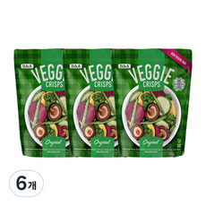 DJ&A 蔬菜乾 原味, 90g, 6包