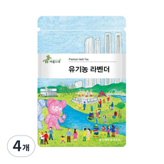 아름드레 유기농 라벤더 삼각티백, 1.1g, 25개입, 4개