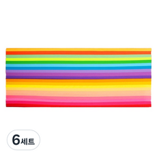 微笑活動 雙面星星摺紙 多用途紙 簡約色彩 1000張組合, 6套, 20色