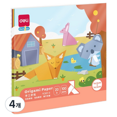 켈본 예쁜 색종이 랜덤발송 14.5 x 14.5 cm, 400개, 20색