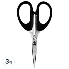 해동 낚시줄 합사가위, 블랙, 3개