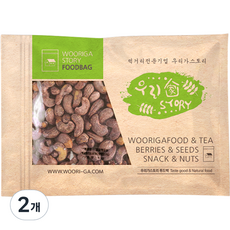 우리가스토리 구운 껍질 캐슈넛, 1kg, 2개