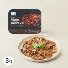 고급진 광양식 고기듬뿍 돼지양념구이, 3개, 400g