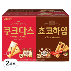 크라운 하임 쿠크 사무실 간식 세트, 540g, 2세트