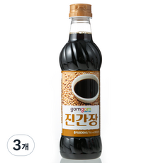 곰곰 진간장, 3개, 750ml