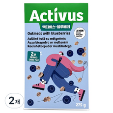 盒裝燕麥藍莓麥片, 275g, 2個