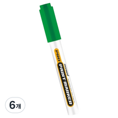 모나미 프로 페인트 마카 초록 2mm, 6개, 1색