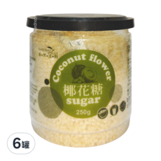 NATURAL RULE 自然法則 椰花糖，低GI，GI值僅35，250g, 6罐