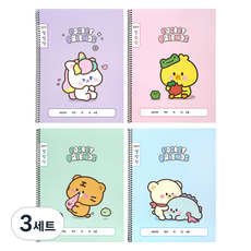 pinkfoot 1500小矮人朋友們留言紙 4種*2入組, 混色, 3套