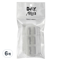 黑暗抽屜磨刀器, 白色的, 6個