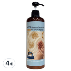 시크릿플랜트 메가 모이스처 대용량 패밀리 로션, 4개, 1L