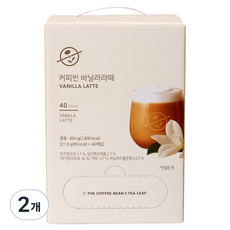 커피빈 바닐라라떼, 21.6g, 2개, 40개입