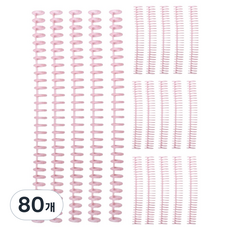 타카타카 라운드형 루즈링, 12 투명 피치, 80개, 12mm