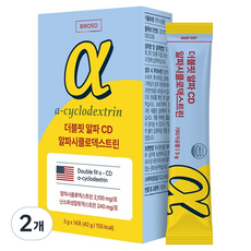 비로소 더블핏 알파 CD 알파시클로덱스트린 14p, 42g, 2개