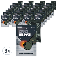 칸투칸 포켓형 핫팩 미니 38g x 50p 고급 극세사 전용 핫팩 파우치 랜덤발송, 3개