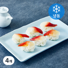 깜장 북방대합조개 12미 초밥용 (냉동), 4개, 50g