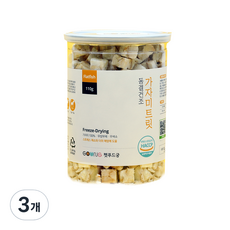 궁 대용량 반려동물 동결건조 간식 110g, 가자미 트릿, 3개