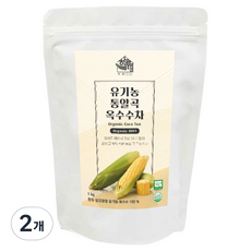 하루곳간 유기농 통알곡 옥수수차 리필팩, 1kg, 1개입, 2개