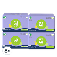 잇츠미 유기농 순면커버 슬림 생리대 날개형, 6개입, 8개, 오버나이트 이상