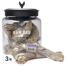 바이탈에센셜 강아지 영양 동결건조 로우바, 28.3g, 3개, 칠면조목