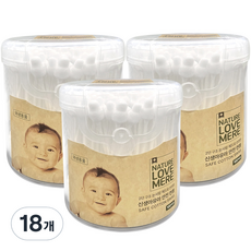 NATURE LOVE MERE 然自母愛 新生兒安全棉籤, 100件, 18個