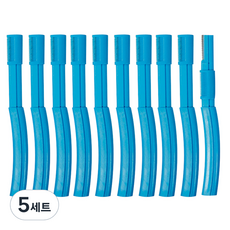 다크니스 안전 슬라이드 눈썹 칼 2p x 5개 세트, 5세트