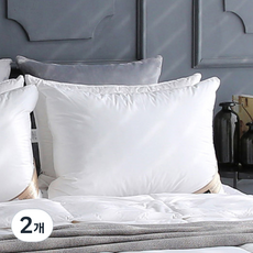 Sommier 優質金標超細纖維枕芯, 白色(低款), 2個
