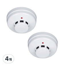 Mirae Tech光電式點型探測器, 白色, 4個