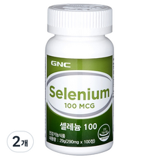 GNC 셀레늄 100, 2개, 100정
