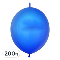 Party Club 標準連接氣球 15cm, 200個, 藍色