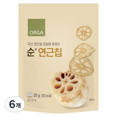 ORGA 純蓮藕片, 20g, 6個